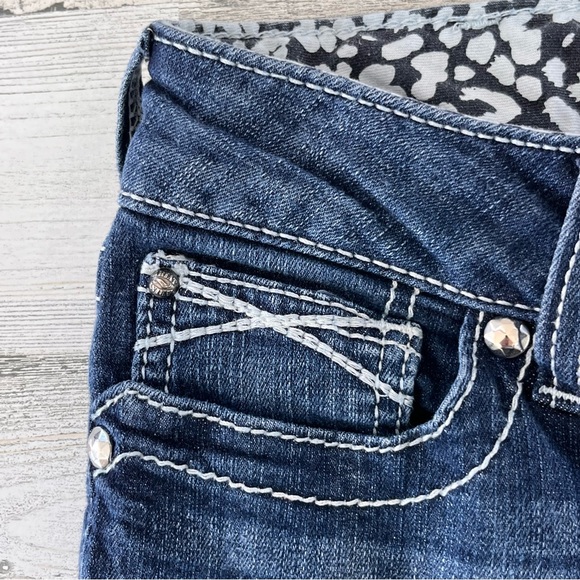 Ariat R.E.A.L. Rosy Whipstitch Low Rise Stretch Boot Cut Denim Jeans Size 27X30 - Picture 5 of 13